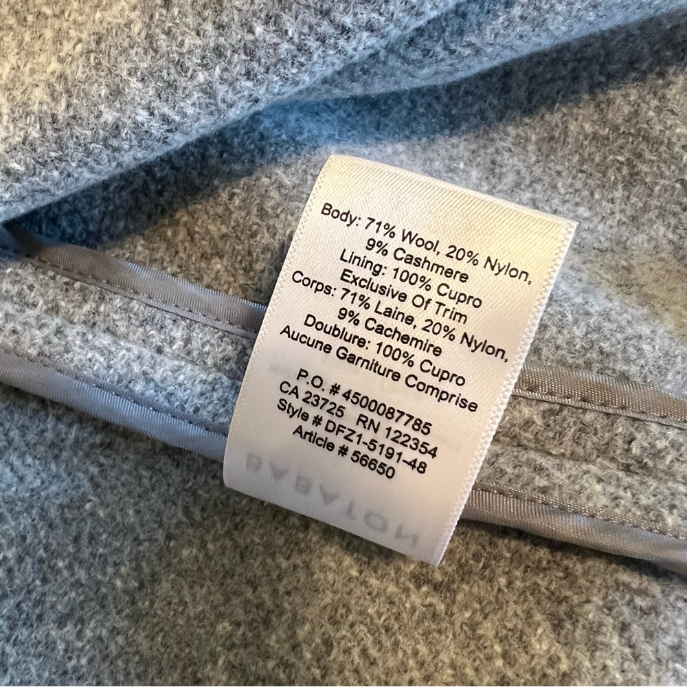 Aritzia Babaton Steadman Coat | Heather Light Grey Size Medium - Picture 7 of 13